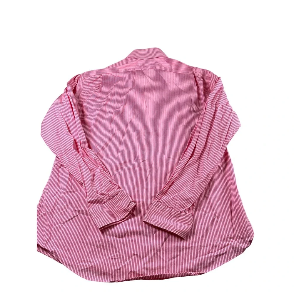 Polo Ralph Lauren Regent Custom Fit Pink Striped Dress‎ Shirt 16 ( large)34/35